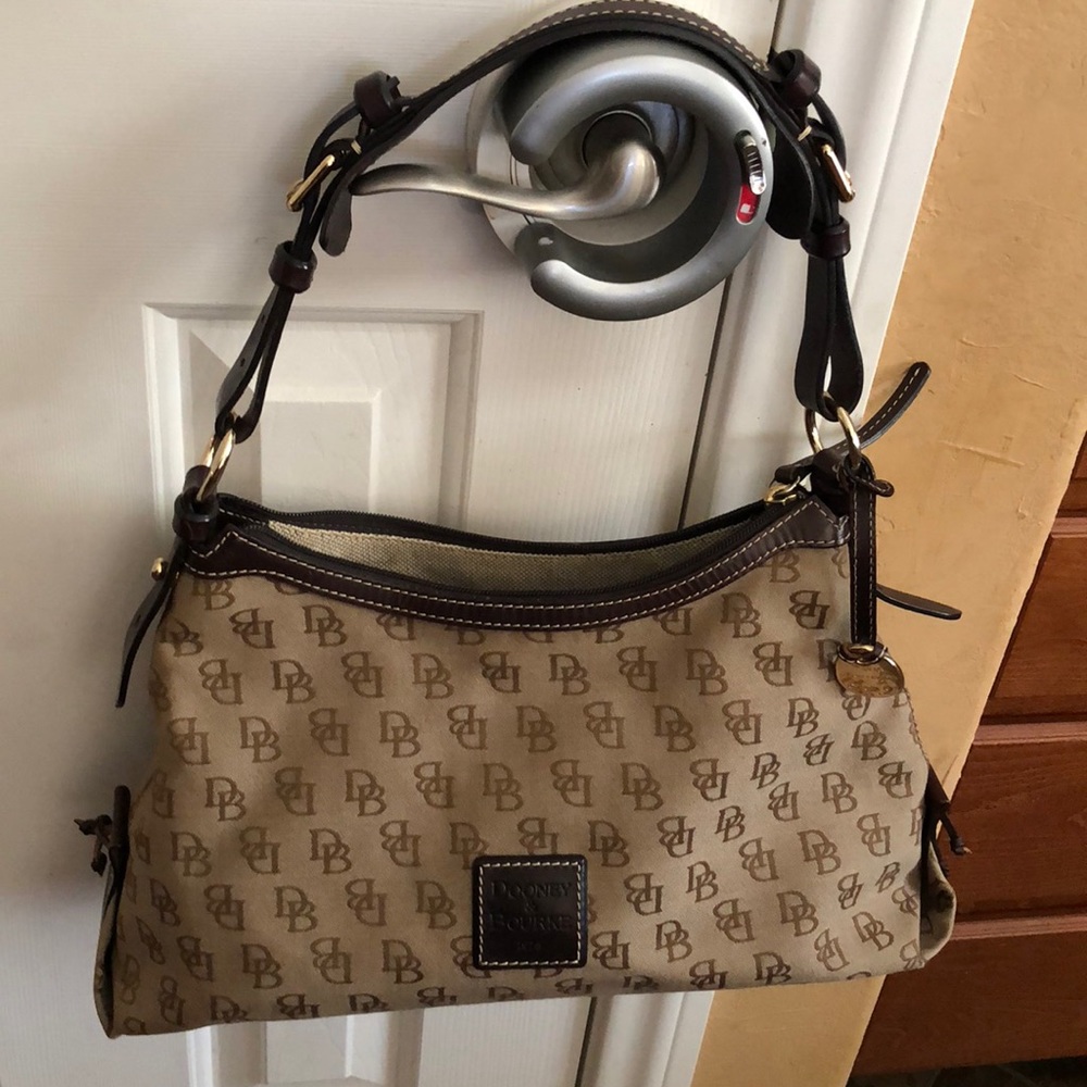 Authentic Dooney & Bourke canvas handbag